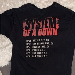 System of a Down 2018 tour shirt